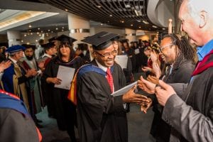 Graduation - handshake