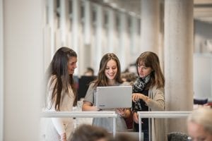 Girls on laptop