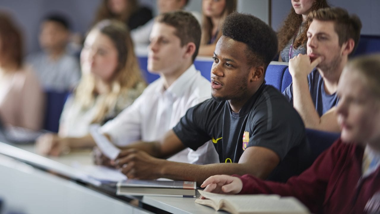 students in a lecture