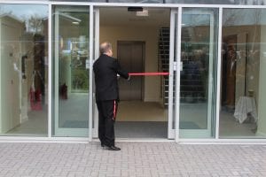 Cutting the ribbon on Cofton Hall