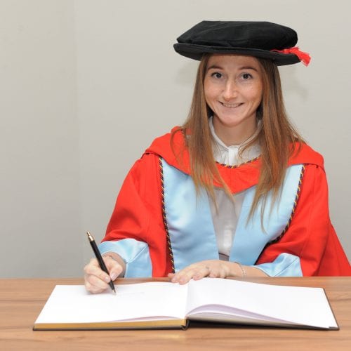 Sian Massey-Ellis, Newman Honorary Graduate