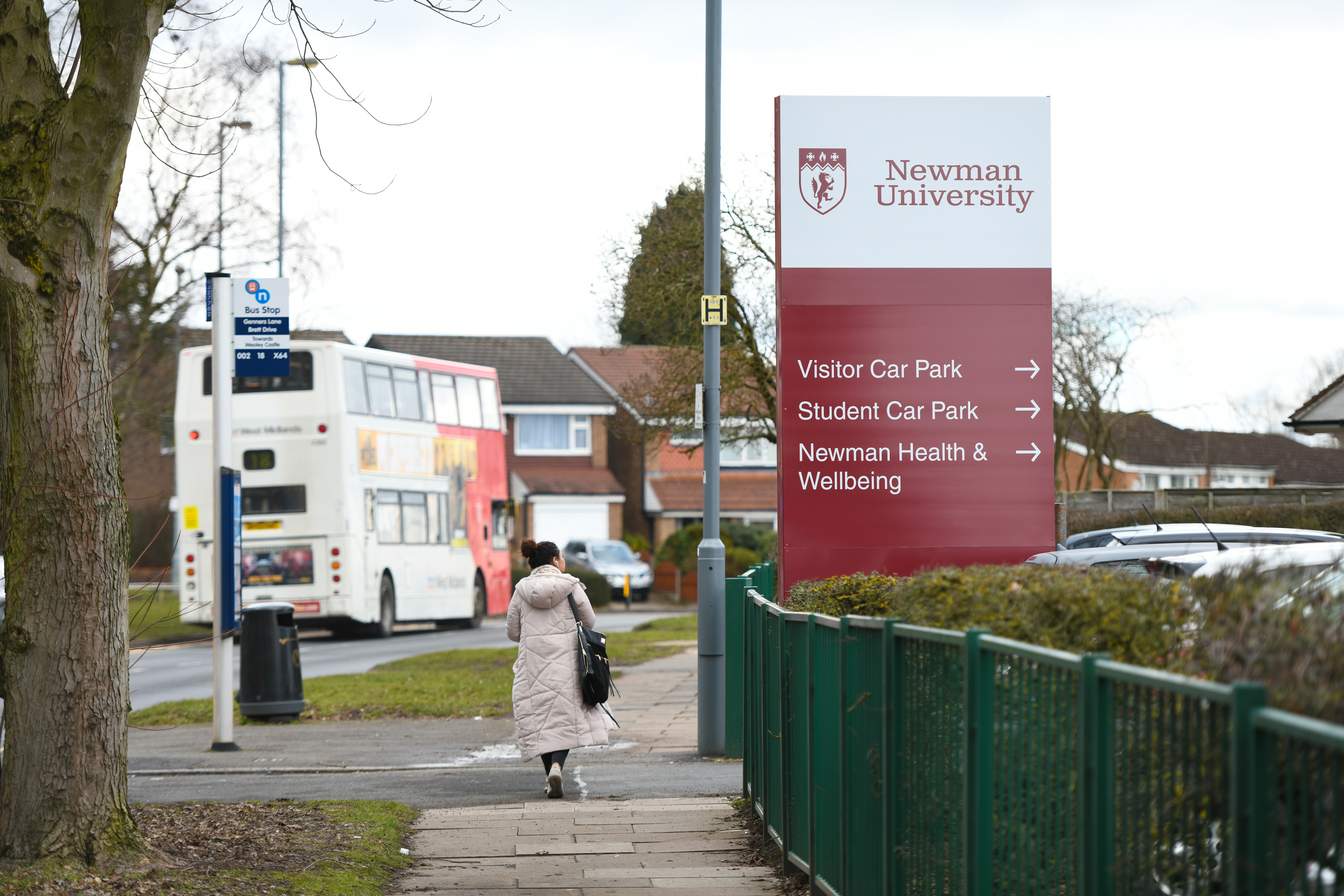 Front of Newman University campus