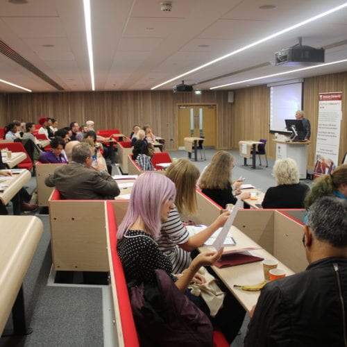 Students in lecture theatre