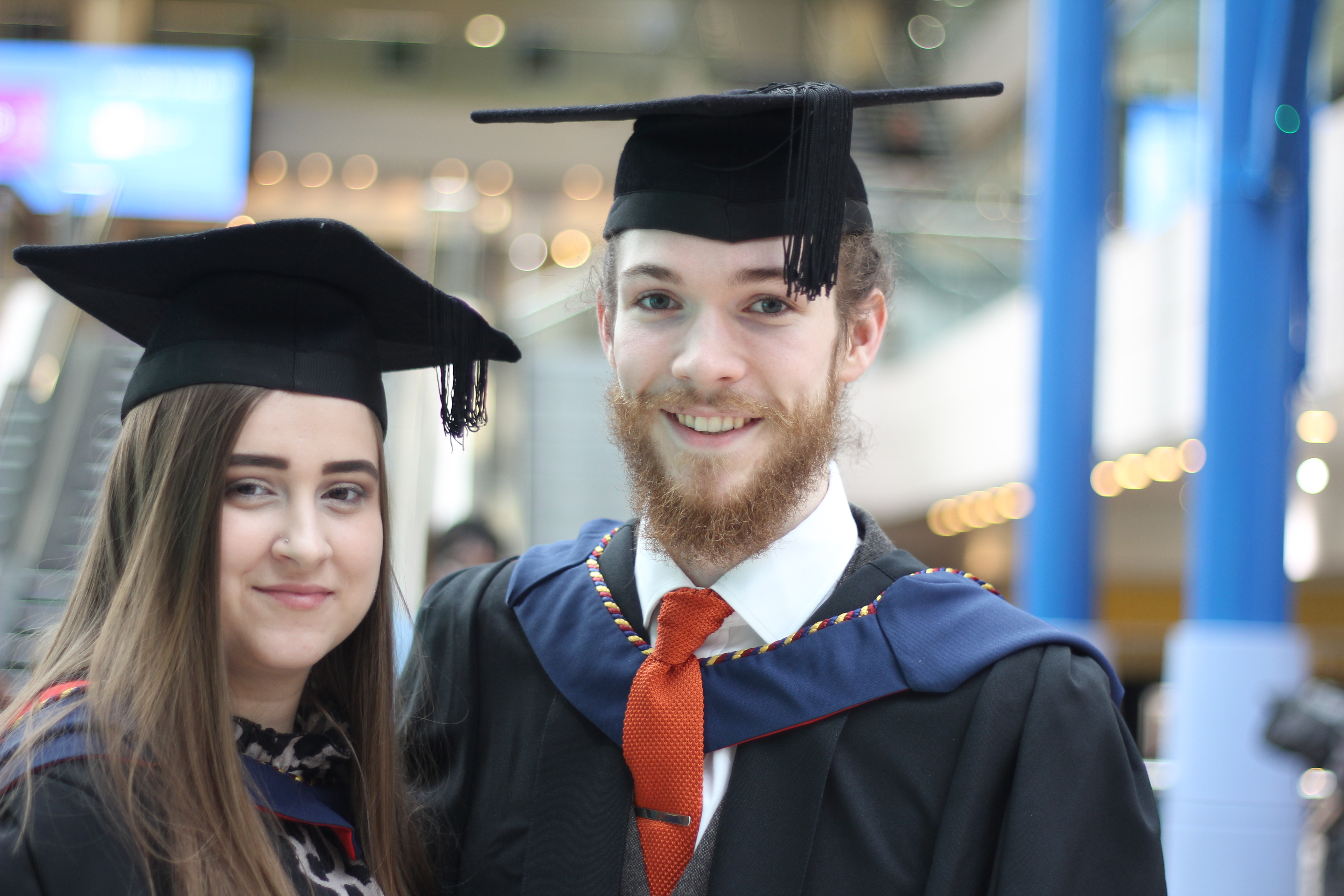 Newman graduates Dan and Shannon