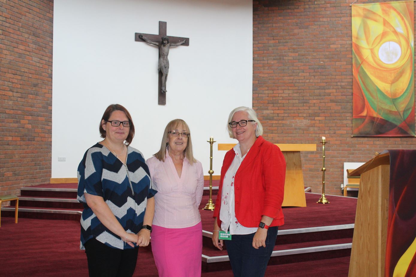 Helen Bardy, Maggie Everett, Margaret Holland celebrate partnership