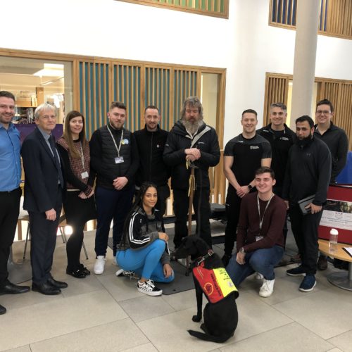 Phil Packer, MBE visits Newman University for Row Britannia challenge