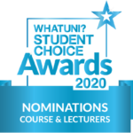 WhatUni nomination 2020 - course and lecturers