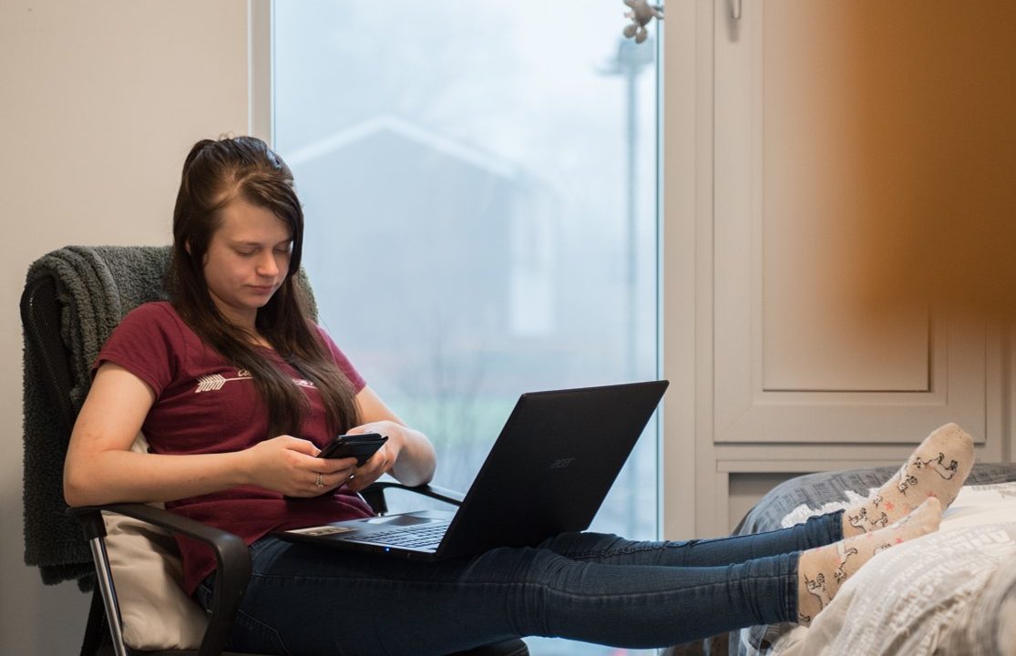 Computer Student for Webinars