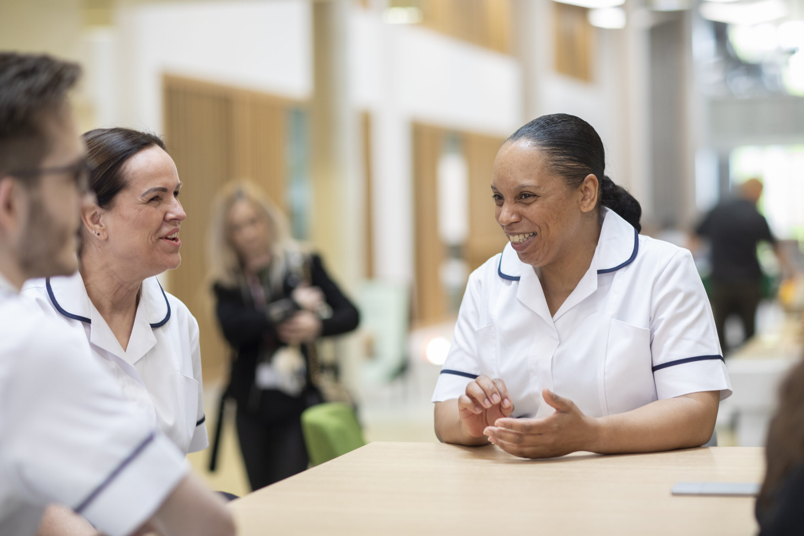 Trainee nurses at Newman University