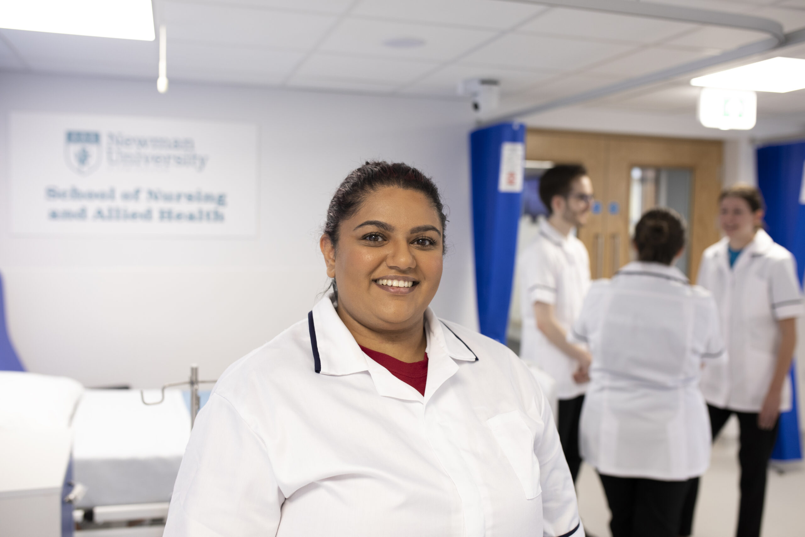 Trainee nurse at Newman
