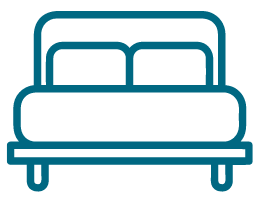 icon of a bed