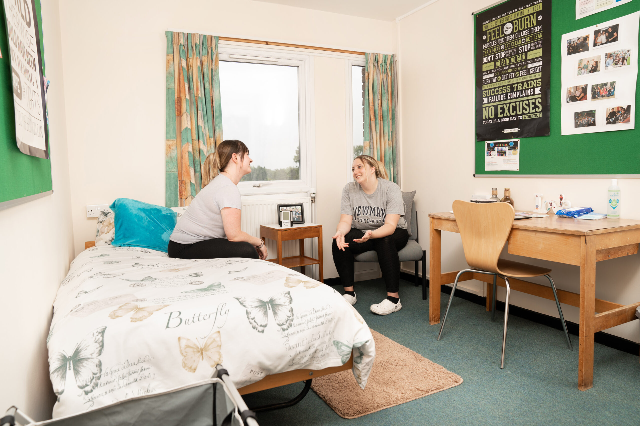 Students in the Oxford Halls accommodation