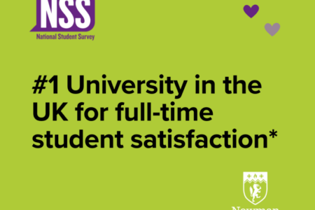 #1 University in the UK for full-time student satisfaction