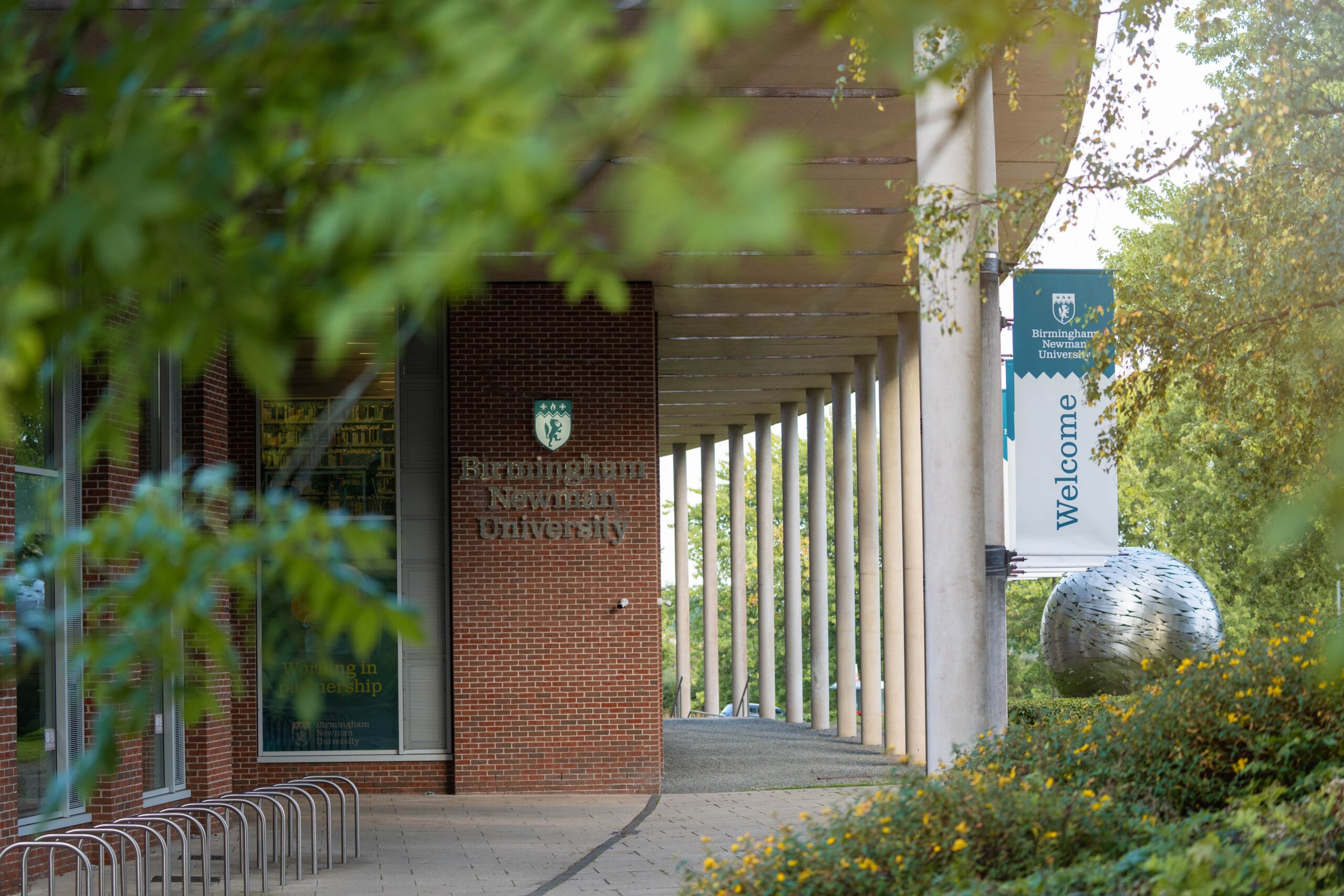 Front of Birmingham Newman University