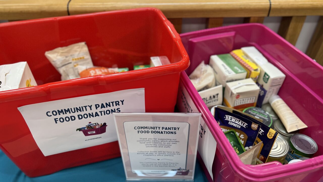 Community pantry food donations