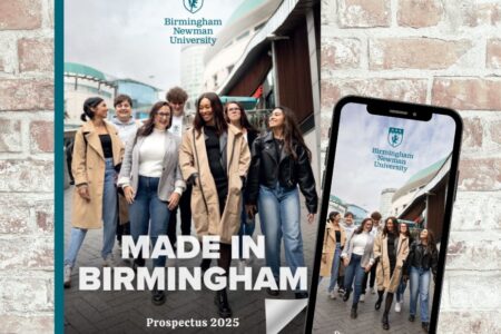 Birmingham Newman University Prospectus with digital version