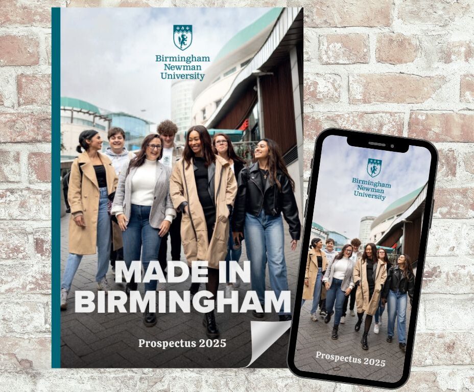 Birmingham Newman University Prospectus with digital version