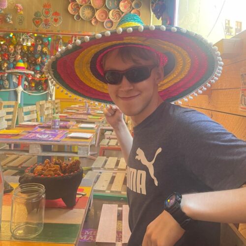 Newman student, Josh Rigsby in Valencia