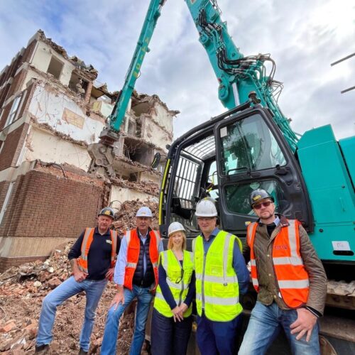 Jackie and Richard with City Demolition Edgbaston July 2025