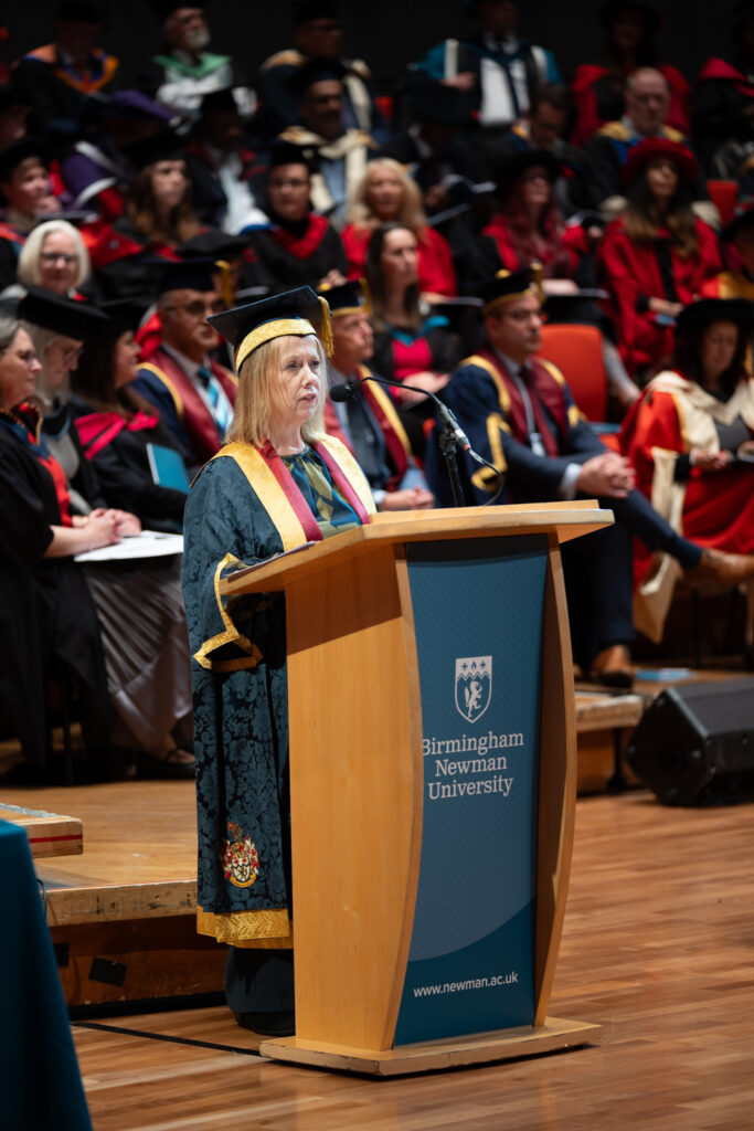 VC speech on stage