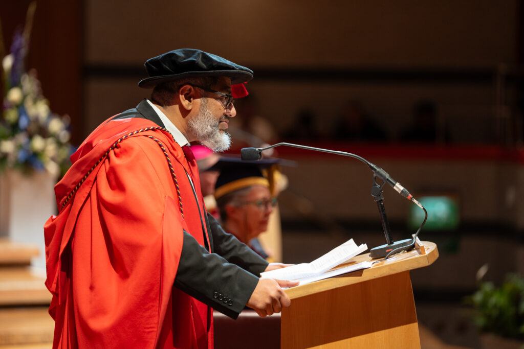 Saidul Haque Saeed speech on stage
