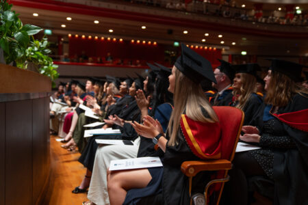 2024 graduates seated in ICC