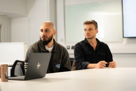 Two counselling students