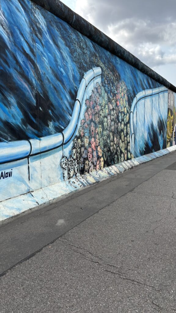 Turing - Berlin wall art