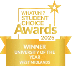 Award - 2025 WUSCA - University of the Year - winner West Midlands