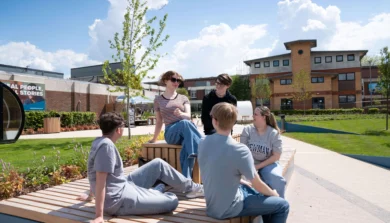 Students in quad